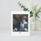 Johannes Vermeer #23 - Fine Art Postkarte (Stehend Vorderseite)
