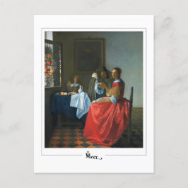 Johannes Vermeer #24 - Fine Art Postkarte