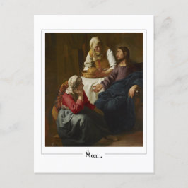 Johannes Vermeer #25 - Fine Art Postkarte
