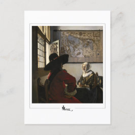 Johannes Vermeer #26 - Fine Art Postkarte