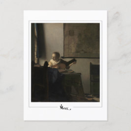 Johannes Vermeer #27 - Fine Art Postkarte