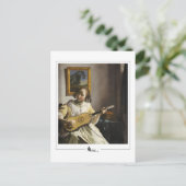 Johannes Vermeer #30 - Fine Art Postkarte (Stehend Vorderseite)