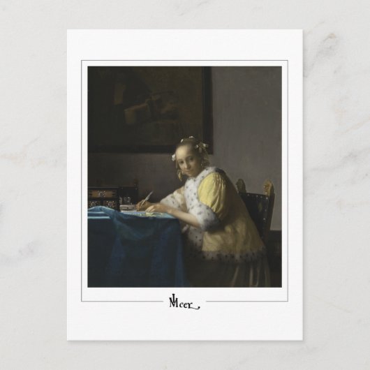 Johannes Vermeer #31 - Fine Art Postkarte (Vorderseite)