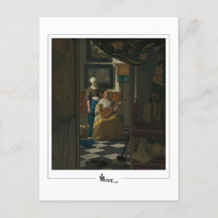 Johannes Vermeer #32 - Fine Art Postkarte