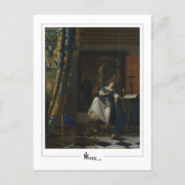 Johannes Vermeer #33 - Fine Art Postkarte