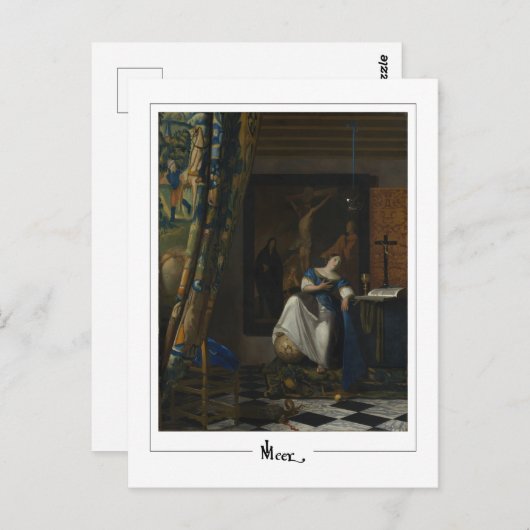 Johannes Vermeer #33 - Fine Art Postkarte (Vorne/Hinten)
