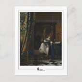 Johannes Vermeer #33 - Fine Art Postkarte (Vorderseite)