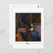 Johannes Vermeer #34 - Fine Art Postkarte (Vorne/Hinten)
