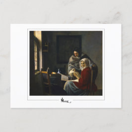 Johannes Vermeer #35 - Fine Art Postkarte