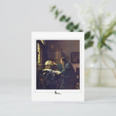 Johannes Vermeer #36 - Fine Art Postkarte (Stehend Vorderseite)