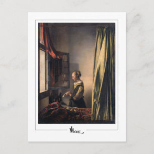Johannes Vermeer #4 - Fine Art Postkarte