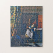 Johannes Vermeer - Allegorie des Puzzle (Vertikal)