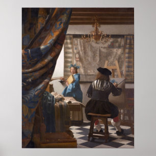 Johannes Vermeer, Allegory of the Art of Painting  Poster