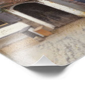 Johannes Vermeer, Ansicht der Häuser in Delft Fotodruck (Ecke)