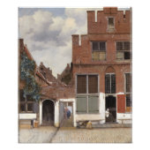 Johannes Vermeer, Ansicht der Häuser in Delft Fotodruck (Vorne)