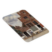 Johannes Vermeer, Ansicht der Häuser in Delft Magnet (Rechte Seite)