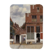 Johannes Vermeer, Ansicht der Häuser in Delft Magnet (Vertikal)
