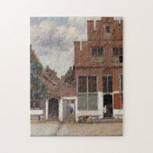 Johannes Vermeer, Ansicht der Häuser in Delft Puzzle (Vertikal)