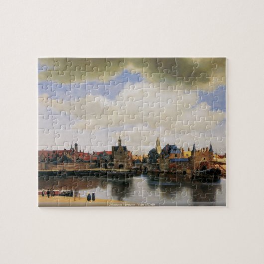 Johannes Vermeer - Ansicht von Delft-Puzzlespiel Puzzle (Horizontal)