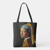 Johannes Vermeer art - Girl mit Perlenohrring Tasche (Rückseite)