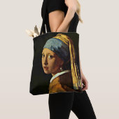 Johannes Vermeer art - Girl mit Perlenohrring Tasche (Von Nahem)