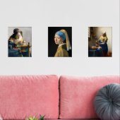 Johannes Vermeer - Auswahl der Meisterwerke Bilderwand Sets (Wohnzimmer)