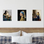 Johannes Vermeer - Auswahl der Meisterwerke Bilderwand Sets (Schlafzimmer)