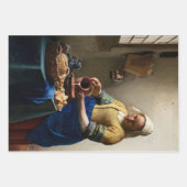 Johannes Vermeer - Auswahl der Meisterwerke Geschenkpapier Set (Vorderseite 3)