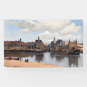Johannes Vermeer - Blick auf Delft Banner
