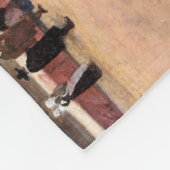 Johannes Vermeer - Blick auf Delft Fleecedecke (Ecke)