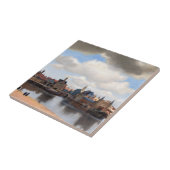 Johannes Vermeer - Blick auf Delft Fliese (Seite)