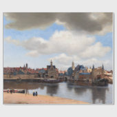 Johannes Vermeer - Blick auf Delft Geschenkpapier (Flach)
