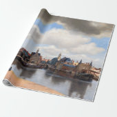 Johannes Vermeer - Blick auf Delft Geschenkpapier (Ungerollt)