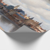 Johannes Vermeer - Blick auf Delft Geschenkpapier (Ecke)