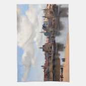 Johannes Vermeer - Blick auf Delft Geschirrtuch (Vertikal)