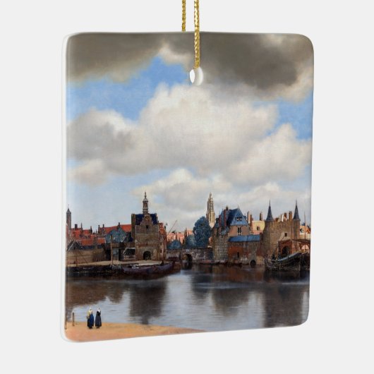 Johannes Vermeer - Blick auf Delft Keramikornament (Rechts)