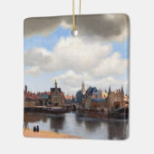 Johannes Vermeer - Blick auf Delft Keramikornament (Links)