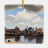 Johannes Vermeer - Blick auf Delft Keramikornament (Vorderseite)