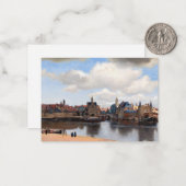 Johannes Vermeer - Blick auf Delft Mitteilungskarte (Vorderseite/Rückseite Beispiel)