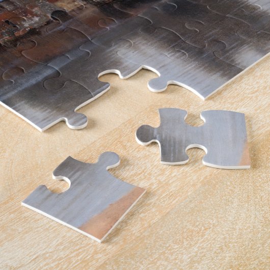 Johannes Vermeer - Blick auf Delft Puzzle (Seite)