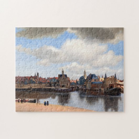 Johannes Vermeer - Blick auf Delft Puzzle (Horizontal)