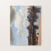 Johannes Vermeer - Blick auf Delft Puzzle (Vertikal)
