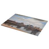 Johannes Vermeer - Blick auf Delft Schneidebrett (Ecke)