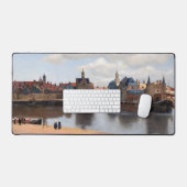 Johannes Vermeer - Blick auf Delft Schreibtischunterlage (Tastatur & Maus)