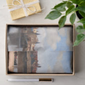 Johannes Vermeer - Blick auf Delft Seidenpapier (Geschenk)