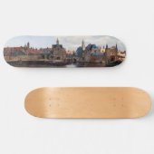 Johannes Vermeer - Blick auf Delft Skateboard (Horizontal)