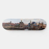 Johannes Vermeer - Blick auf Delft Skateboard (Horizontal)