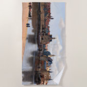 Johannes Vermeer - Blick auf Delft Strandtuch (Vorderseite)