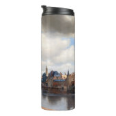 Johannes Vermeer - Blick auf Delft Thermosbecher (Nach rechts gedreht)