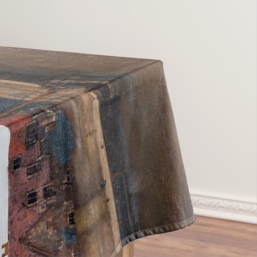 Johannes Vermeer - Blick auf Delft Tischdecke (Beispiel)